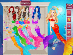 Barbie Mermaid Dress Up screenshot 2