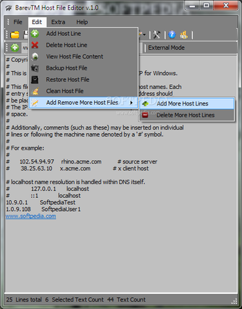 BarevTM Host File Editor screenshot 3