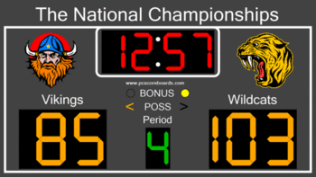 Basketball Scoreboard Standard screenshot 3