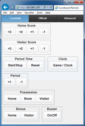 Basketball Scoreboard Standard screenshot 4