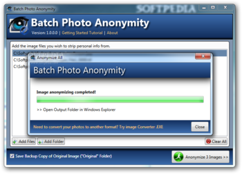 Batch Photo Anonymity screenshot 2