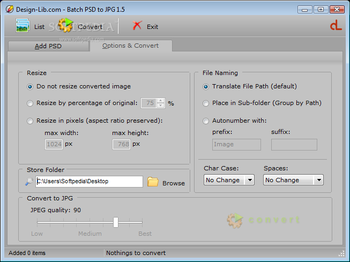 Batch PSD to JPG Convert screenshot 2