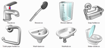 Bathroom Icons screenshot