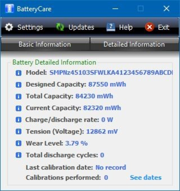 BatteryCare screenshot 4
