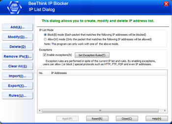 BeeThink IP Blocker screenshot 5
