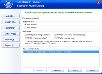 BeeThink IP Blocker screenshot 6