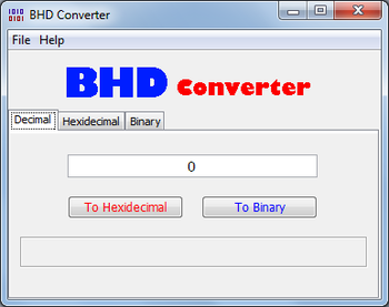 BHD Converter screenshot