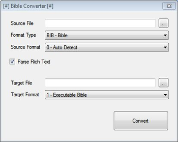 Bible Converter screenshot