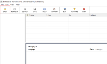 BitRecover IncrediMail to Zimbra Wizard screenshot 4