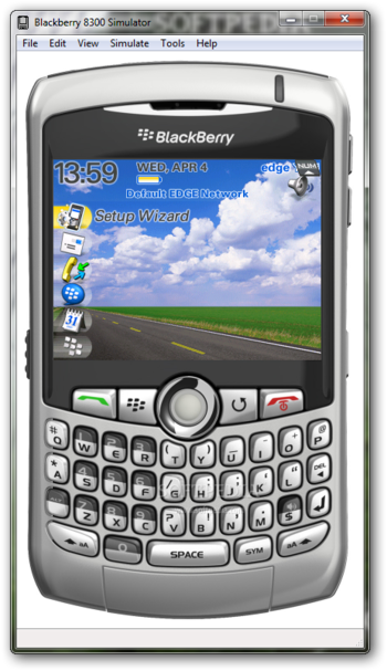 BlackBerry 8300 Simulator screenshot