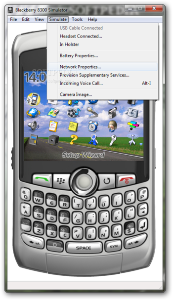 BlackBerry 8300 Simulator screenshot 5