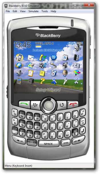 BlackBerry 8310 Simulator screenshot 2
