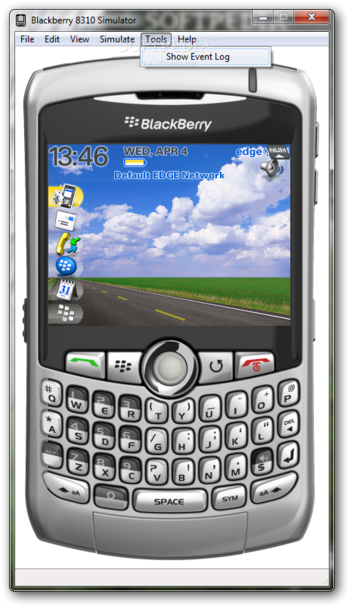 BlackBerry 8310 Simulator screenshot 6