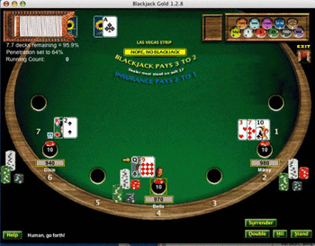 Blackjack Gold screenshot