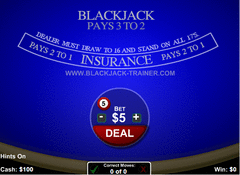 Blackjack Trainer screenshot