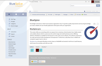 BlueSpice Free screenshot