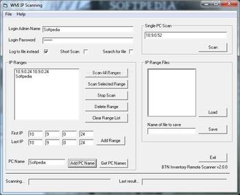 BNTINV Remote Scanner screenshot