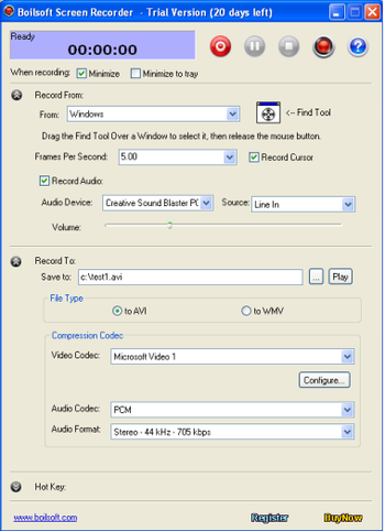 Boilsoft Screen Recorder screenshot 2