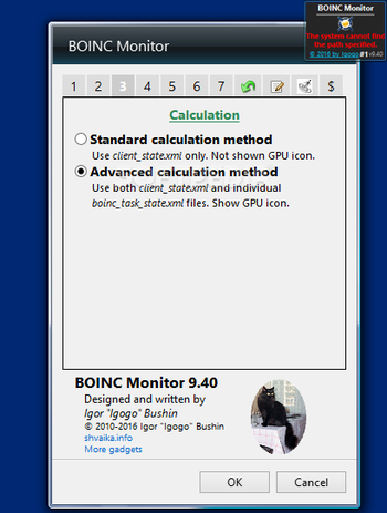 BOINC Monitor screenshot 5