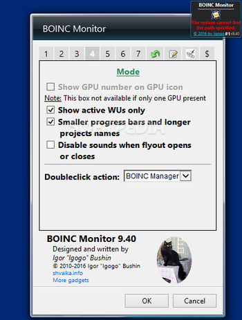 BOINC Monitor screenshot 6