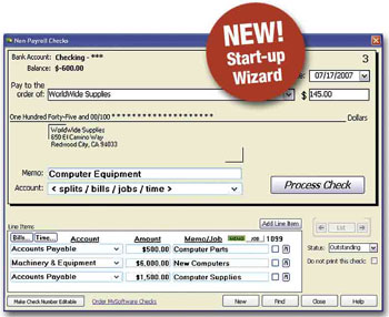 Bookkeeper 2008 screenshot
