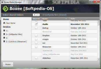 Boxee Media Manager screenshot 2