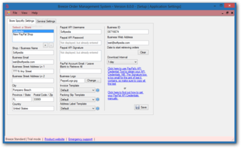 Breeze Order Management System screenshot 3