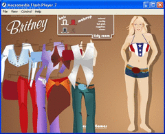Britney Spears Dress Up Doll screenshot 2