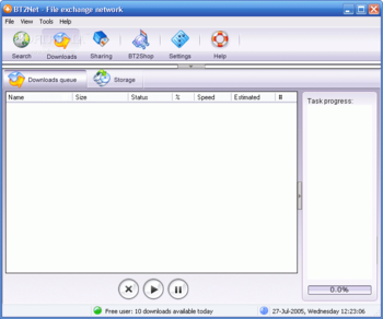 BT2Net Downloader screenshot 2