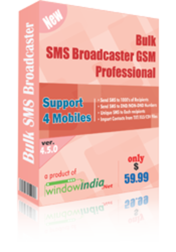 Bulk SMS Broadcaster GSM Professional screenshot