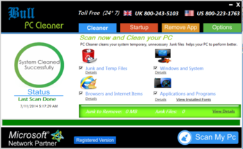 Bull Softwares PC Cleaner screenshot 4