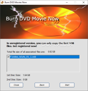 Burn DVD Movie Now screenshot 3