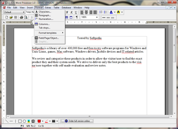 CAD-KAS Word Processor screenshot 4