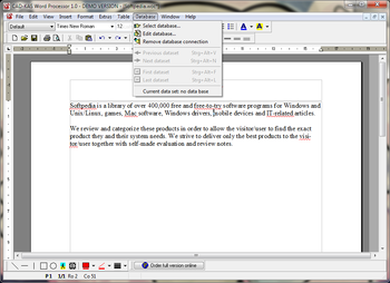 CAD-KAS Word Processor screenshot 6