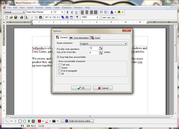 CAD-KAS Word Processor screenshot 7