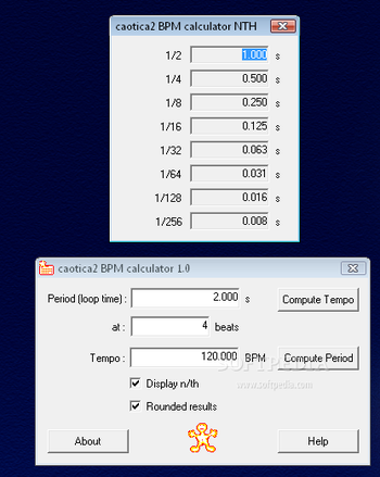 caotica2 BPM Calculator screenshot 2