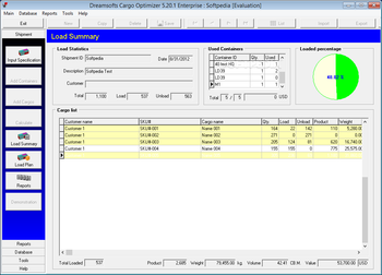 Cargo Optimizer Enterprise screenshot 2