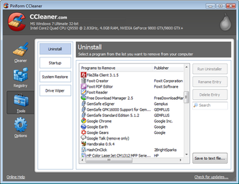 CCleaner Portable screenshot 3