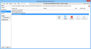 Chameleon Window Manager Pro screenshot 3