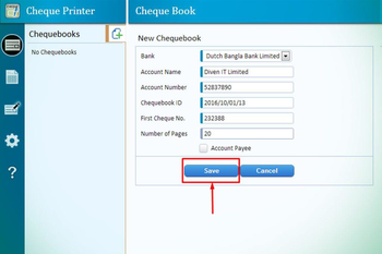 Cheque Printer screenshot 3