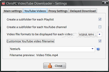 ChrisPC Free VideoTube Downloader screenshot 4