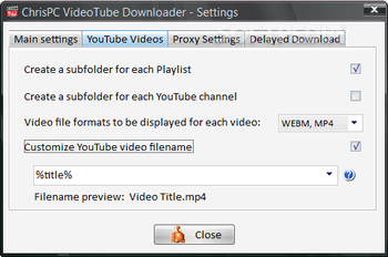 ChrisPC VideoTube Downloader Pro screenshot 7