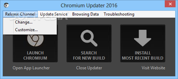 Chromium Updater screenshot 2