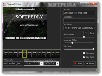 CinemaGIF Live screenshot