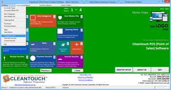 Cleantouch POS (Point of Sales) Software Professional Edition screenshot 7