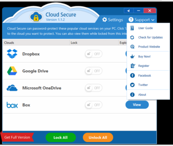 Cloud Secure screenshot