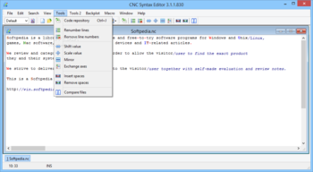 CNC Syntax Editor screenshot 7