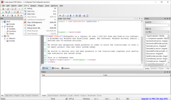 CodeLobster PHP Edition Portable screenshot 6