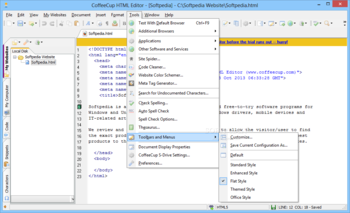 CoffeeCup HTML Editor screenshot 7