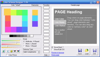 Color Scheme Designer screenshot